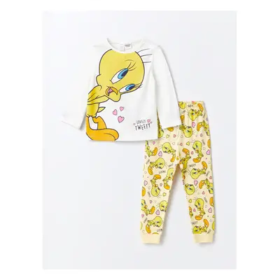 LC Waikiki dětské dívčí pyžamo s potiskem Tweety 91275691