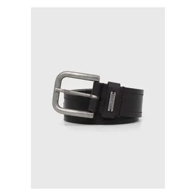 Kožený pásek Pepe Jeans SANDRO BELT pánský, černá barva, PM021017 89978408