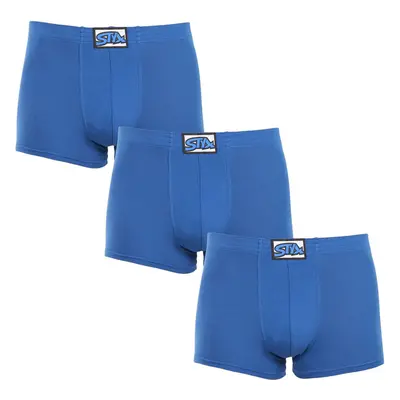 3PACK pánské boxerky Styx klasická guma modré (3Q1167) 90433797