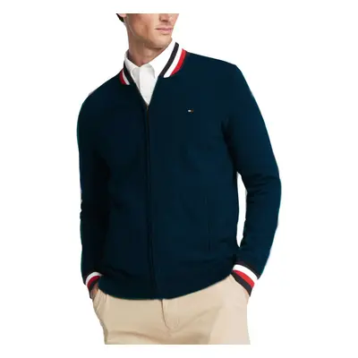 Pánský modrý svetr Tommy Hilfiger na zip 97565897