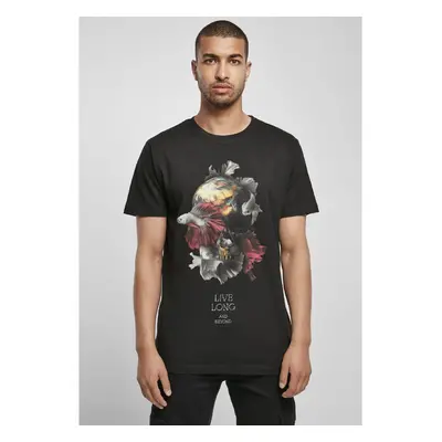 Mister Tee Černé tričko Skull Fish 87561916