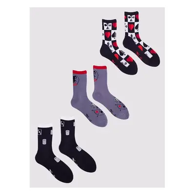 Yoclub Mans Mens Socks 3-Pack SKA-0071F-AA00-001 84990910