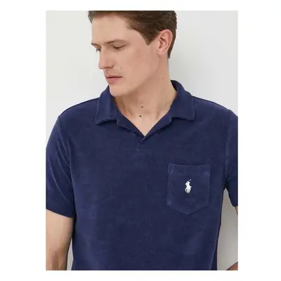 Polo Ralph Lauren Polo tričko Ralph Lauren tmavomodrá barva, 710901044 80945110