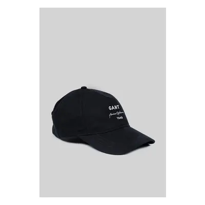 KŠILTOVKA GANT LOGO SCRIPT COTTON TWILL CAP BLACK 89451315