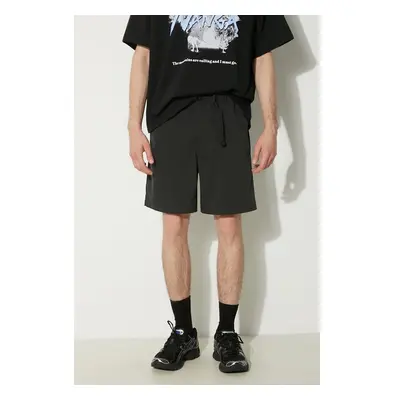 Kraťasy Nanga Hinoc Ripstop Field Shorts pánské, černá barva, NW2421 92902993