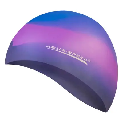 AQUA SPEED Unisexs Swimming Cap Bunt Pattern 71 84462532