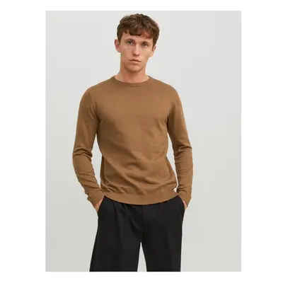 Hnědý pánský basic svetr Jack & Jones Basic - Pánské 91362410