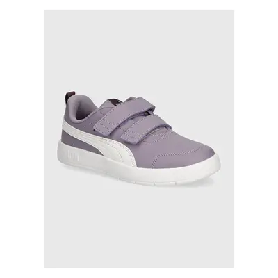 Dětské sneakers boty Puma Courtflex V3 fialová barva, 397642 95882487