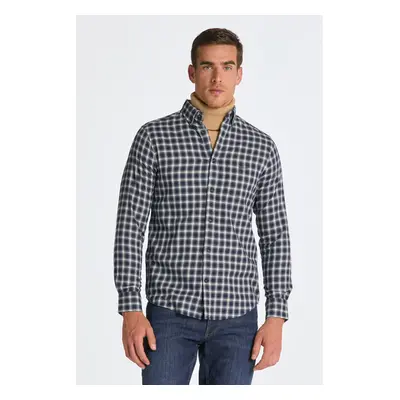 KOŠILE GANT REG MICRO TARTAN FLANNEL SHIRT CLASSIC BLUE 85175858