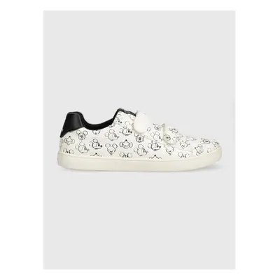 Dětské sneakers boty Geox x Disney bílá barva 83909380