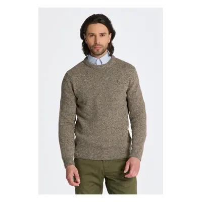 SVETR GANT WOOL NEPS C-NECK DARK GREY MELANGE 85097930