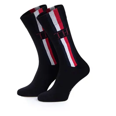 Socks - Tommy Hilfiger ICONIC STRIPE 2 pack grey 95271751