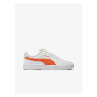 Oranžovo-bílé dětské tenisky Puma Shuffle Jr 70246477