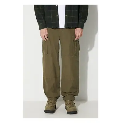 Kalhoty Stan Ray CARGO PANT pánské, zelená barva, ve střihu cargo, 86772308