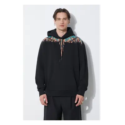 Bavlněná mikina Marcelo Burlon Grizzly Wings Regular Hoodie pánská, 92094640