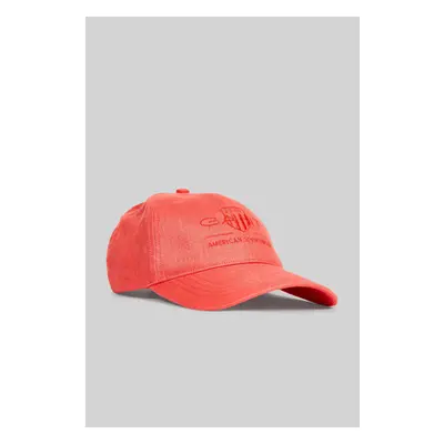 KŠILTOVKA GANT TONAL ARCHIVE SHIELD LINEN CAP SUNSET PINK 90244886