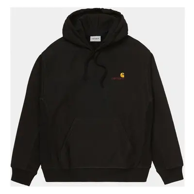 MIKINA CARHARTT WIP Hooded Aerican Scri - černá - 69255667