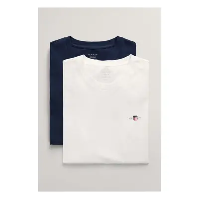 SPODNÍ PRÁDLO GANT C-NECK T-SHIRT 2-PACK NAVY / WHITE 89791901