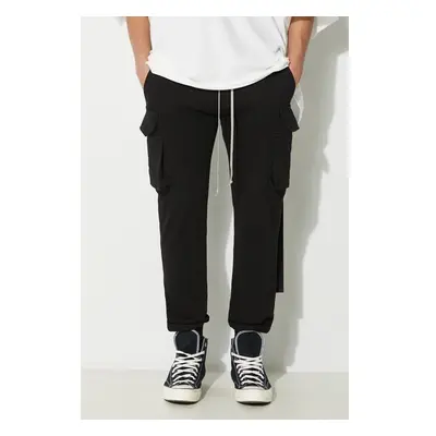 Bavlněné tepláky Rick Owens Knit Pants Mastodon Cut černá barva, 90134261