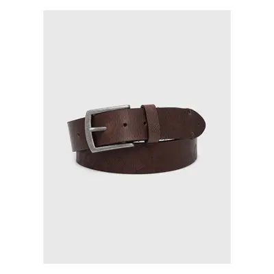 Kožený pásek Pepe Jeans PALMER BELT pánský, hnědá barva, PM021024 95061462