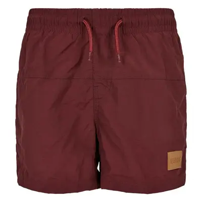 Urban Classics Chlapecké Block Swim Shorts cherry 91341988