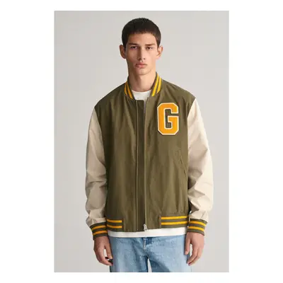 BUNDA GANT LIGHT VARSITY JACKET SOFT OAT 91537749