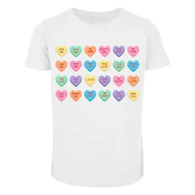 Mister Tee Dětské tričko Sweet Heart Candy Tee bílé 99064910