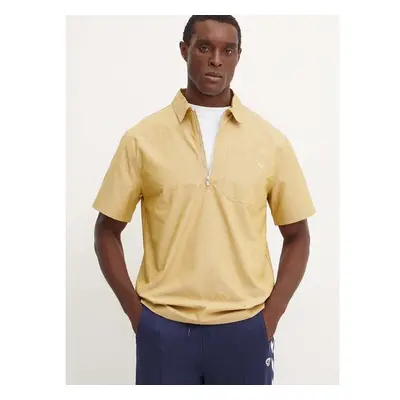 Bavlněné polo tričko Puma MMQ béžová barva, 626642 98696985