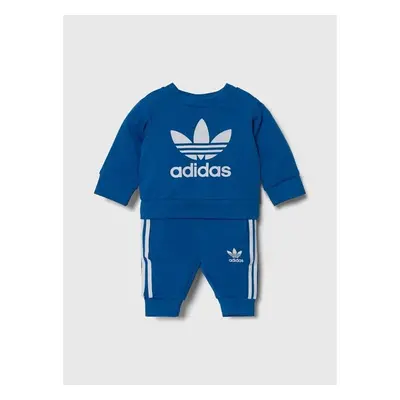 Kojenecká tepláková souprava adidas Originals tmavomodrá barva 89048674