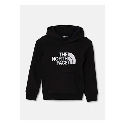 Dětská mikina The North Face DREW PEAK P/O HOODIE černá barva, s 96305711