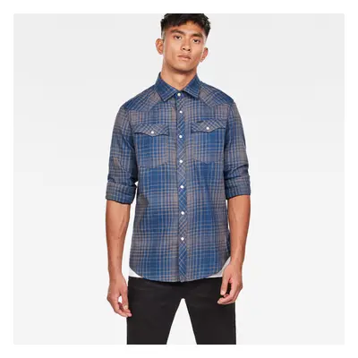 Shirt - G-STAR 3301 slim shirt ls blue 96312612