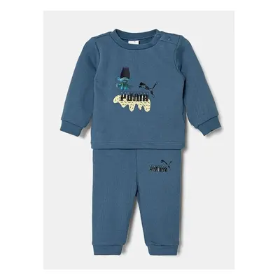 Kojenecká tepláková souprava Puma X TROLLS Minicat Crew Jogger TR 98697685