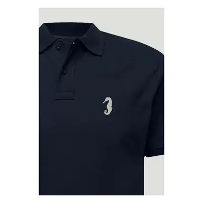 Polo Tričko Slim Fit, Barva Modrá, s Potiskem Seahorse 95209400