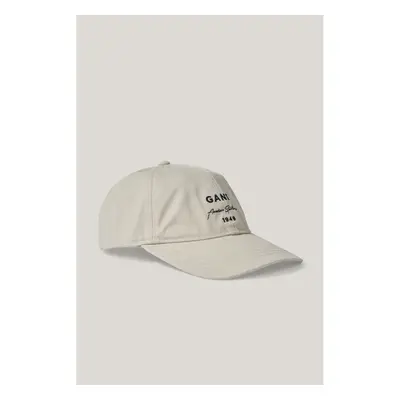 KŠILTOVKA GANT GRAPHIC SCRIPT COTTON TWILL CAP SOFT OAT 92977614