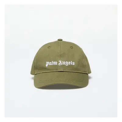 Palm Angels Kids Logo Baseball Cap Military Green/ White II 98131481