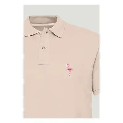 Polo Tričko Slim Fit, Barva Růžová, s Potiskem Pink Flamingo 95209664