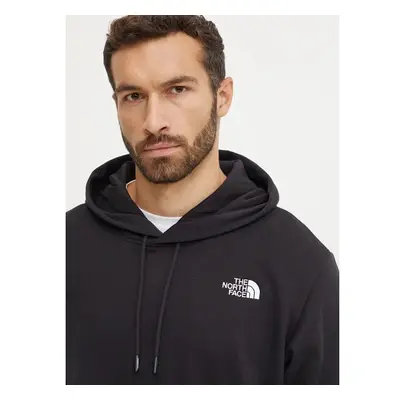 Mikina The North Face Essential Hoodie pánská, černá barva, s kapucí, 99019070