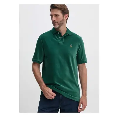 Polo tričko Polo Ralph Lauren zelená barva 96317466