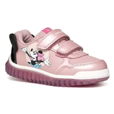 Dětské sneakers boty Geox x Disney růžová barva, B4661B.0AJ02 97782310