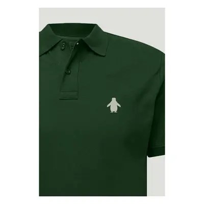 Polo Tričko Slim Fit, Barva Zelená, s Potiskem Penguin 95209401