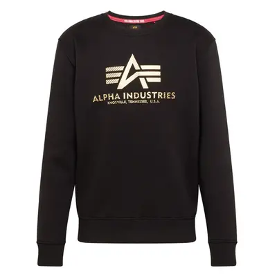 ALPHA INDUSTRIES Mikina zlatá / černá 95369500