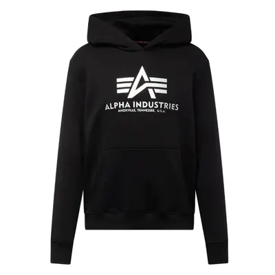 ALPHA INDUSTRIES Mikina černá / bílá 96936949