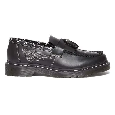 Kožené mokasíny Dr. Martens Adrian Gothic Americana černá barva, 90752202