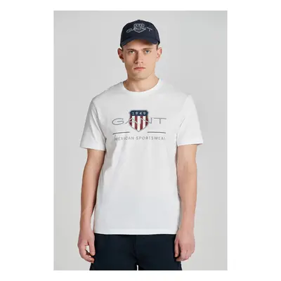 TRIČKO GANT REG ARCHIVE SHIELD SS T-SHIRT WHITE 84605862