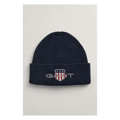 ČEPICE GANT ARCHIVE SHIELD BEANIE EVENING BLUE 92977587