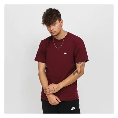 Vans mn left chest logo tee Burgundy 73799852