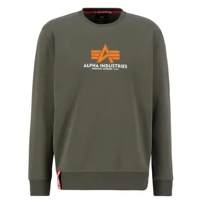 ALPHA INDUSTRIES Mikina olivová / svítivě oranžová / bílá 96936388