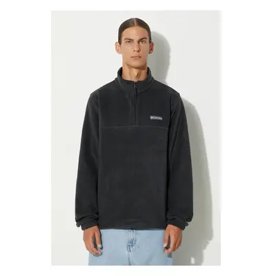 Fleecová mikina Columbia Steens Mountain Half Zip černá barva, 1620191 98081698