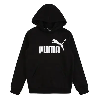 PUMA Mikina Essentials černá / bílá 56831955