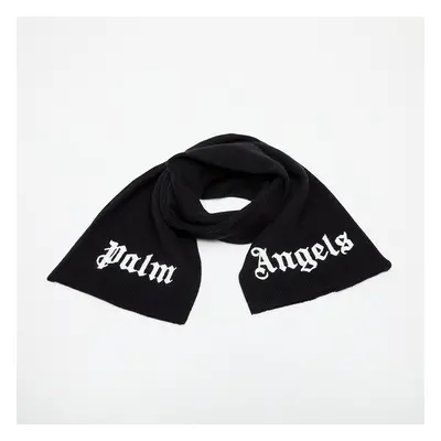 Šála Palm Angels Kids Logo Knit Scarf Black/ White Universal 98131748